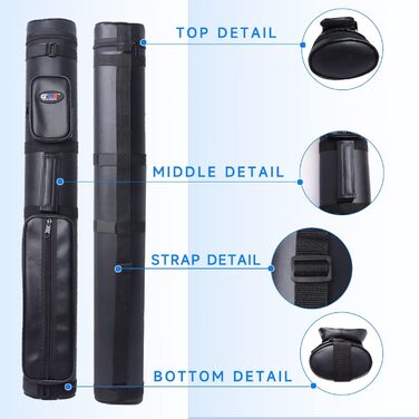 Чохол для бильярдних київ GSE Games & Sports Expert 2x2 Deluxe (Чорний, Овальний)