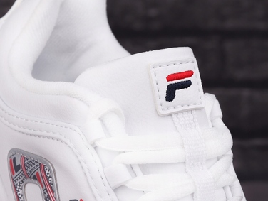 Спортивні кросівки Fila, білі, синтетичні, низькі, розмір 38,5