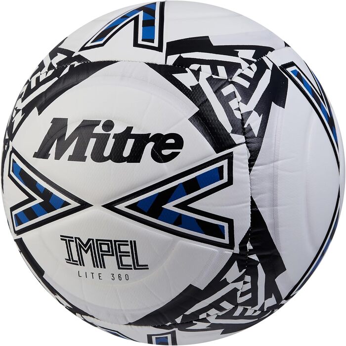 М'яч футбольний Mitre Impel Lite 360 – легкий, міцний, білий, розмір 5