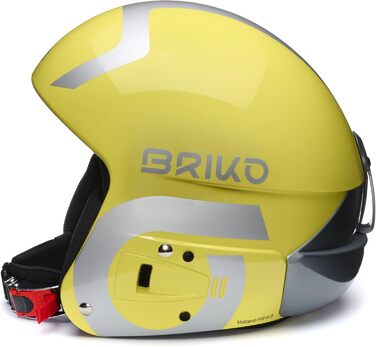 Велосипедний шолом Briko унісекс, жовто-сірий, розмір 64