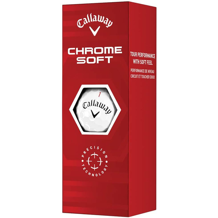 Гольф-м'ячі Callaway Chrome Soft (серія 2022), білі