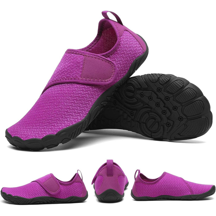 Шкарпетки-шкарпетки Mishansha для відпочинку на воді, швидковисихаючі, антиковзкі, для активного відпочинку, розмір 36-46 (42 EU), колір: фіолетовий