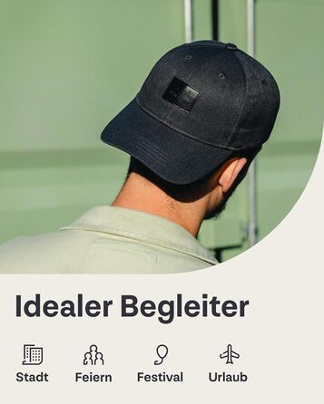 Кепка-снэпбек Johnny Urban Dean унісекс, регульований розмір, чорно-коричнева