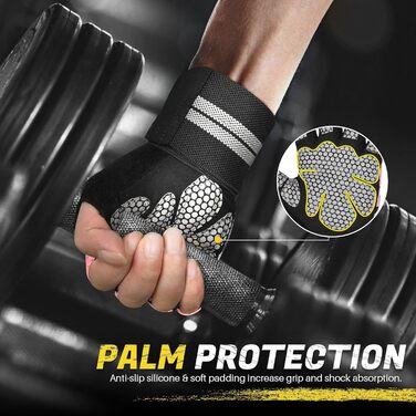 Фитнес рукавички для жінок з захистом суглобів та антиковзаючою поверхнею для важкої атлетики, спорту, тренажерного залу, кросфіту, велоспорту, рожеві