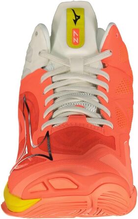 Волейбольне взуття Mizuno Wave Lightning Z7 Mid - Біло-синій, Neon Flame Black Bolt 2 (50 EU)