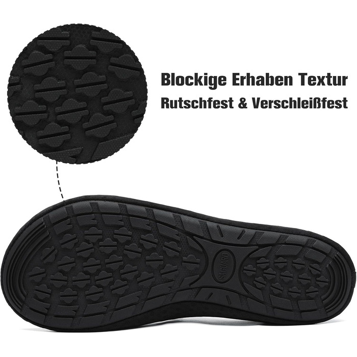 Чоботи для плавання Saguaro: чоловічі та жіночі, для води, пляжу, серфінгу, дайвінгу, неопренові, чорні, розмір EU 36-47