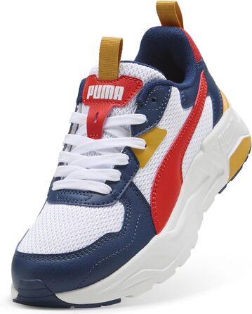 Дитячі кросівки PUMA Trinity Lite Jr - біло-червоно-сині (39 EU)