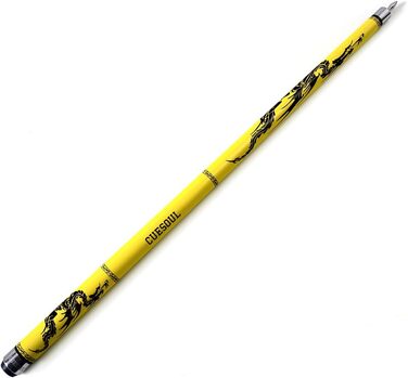 Більярдний кий DHOLE CUESOUL 58' 2 частини, кленовий, 19 унцій, жовтий, 11.5 мм