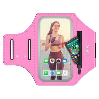 Спортивний браслет EOTW для бігу: тримач для телефону з кишенею для AirPods (5.5-6.0 дюйми)