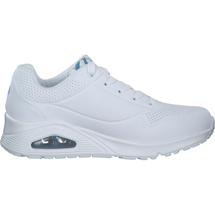 Кросівки жіночі Skechers UNO-Bright Air білі з серцем, 38 EU, Duraleather