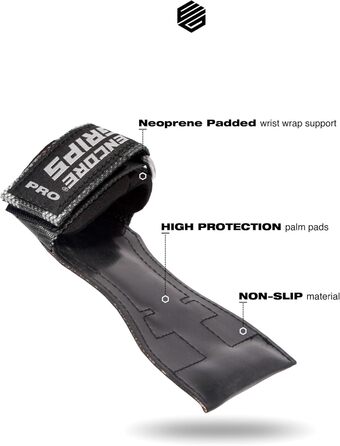 Лямки для силових тренувань та бодібілдингу Grip Pads з технологією обмотки та підтримкою долоні, сірий камуфляж (розмір S)