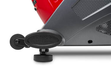 Горизонтальний велотренажер Hop-Sport HS-070L Helix червоний iConsole+