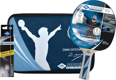 Настільний тенісний набір Donic-Schildkröt Premium 700: ракетка, 3 м'ячі ITTF, чохол, подарунковий комплект
