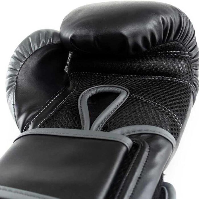 Боксерські рукавички Everlast Powerlock 2R антрацитові для тренувань