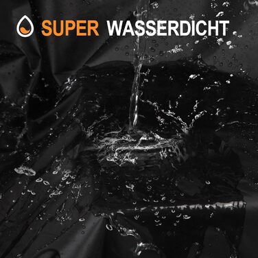 Захисний чохол для мотоцикла Motorrad, зимовий, водонепроникний, 210D, 275x105x125 см