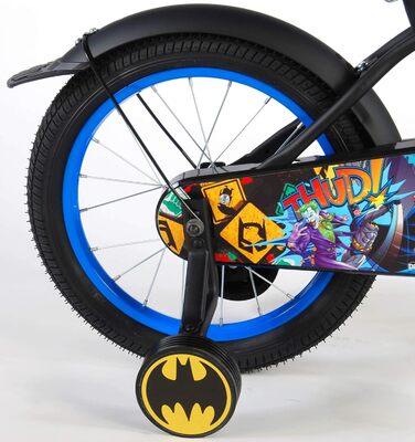 Дитячий велосипед Batman, універсальний, чорний, для малюків
