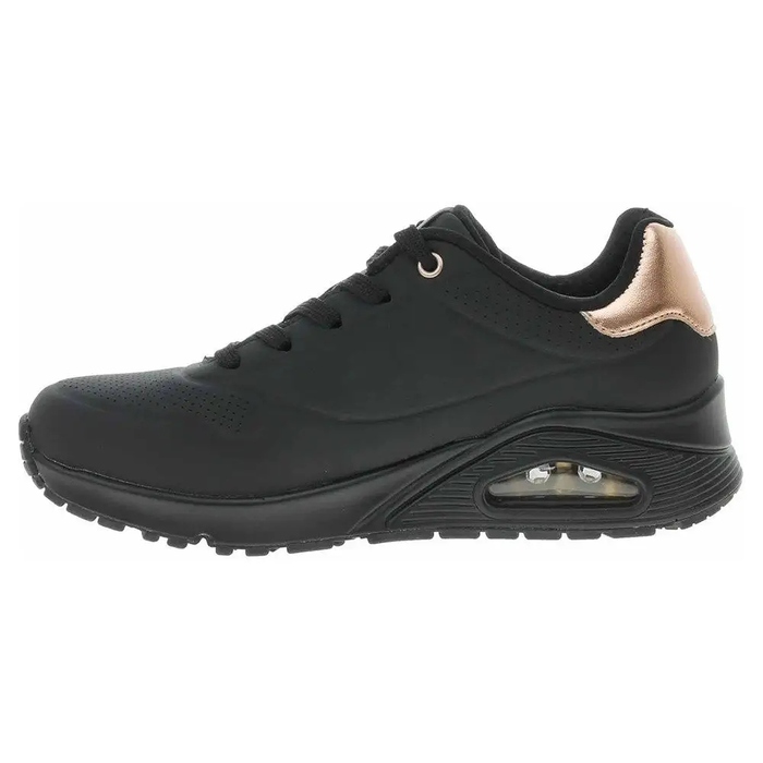 Жіночі кросівки SKECHERS UNO GOLDEN AIR, чорні, 38 EU