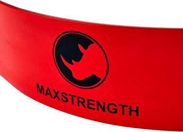 MAXSTRENGTH Арм-бластер для біцепса і трицепса, 59,7 см, алюмінієвий, ізолятор для фітнесу, бодібілдингу та важкої атлетики, для росту м'язів, червоний