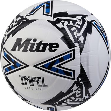 М'яч футбольний Mitre Impel Lite 360 – легкий, міцний, білий, розмір 5