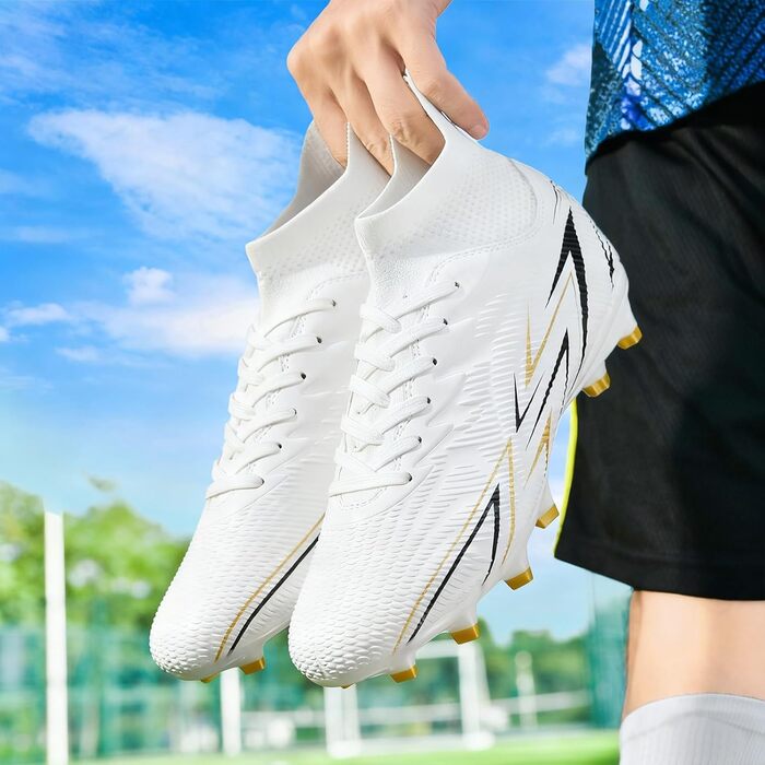 Чоловічі футбольні бутси з високим верхом для штучного поля, дитячі, FG, AG, Turf, Trainer, 44 EU