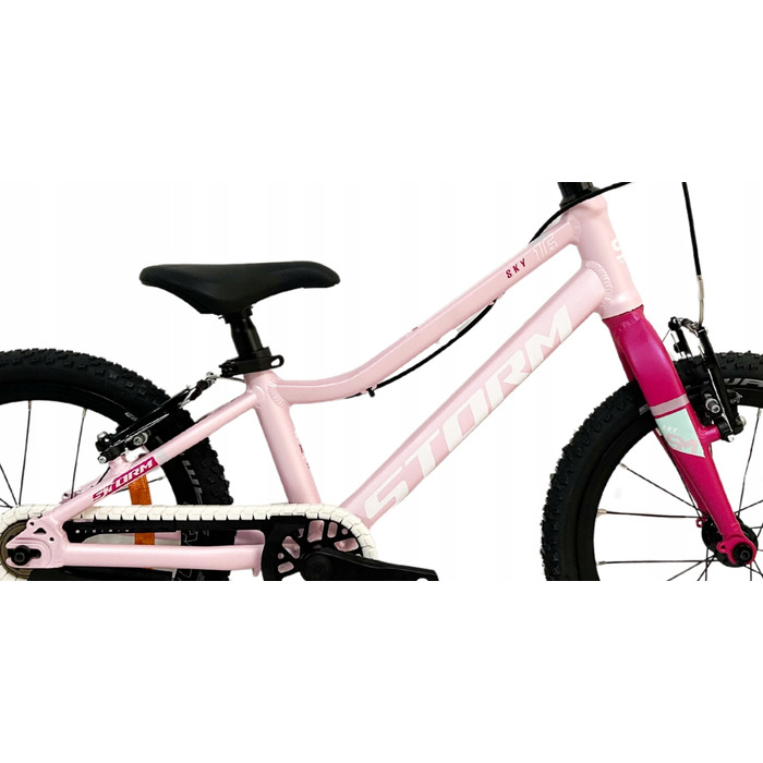 Дитячий велосипед STORM SKY SUPER LIGHT 16 дюймів, ультралегкий (6,1 кг), рожевий
