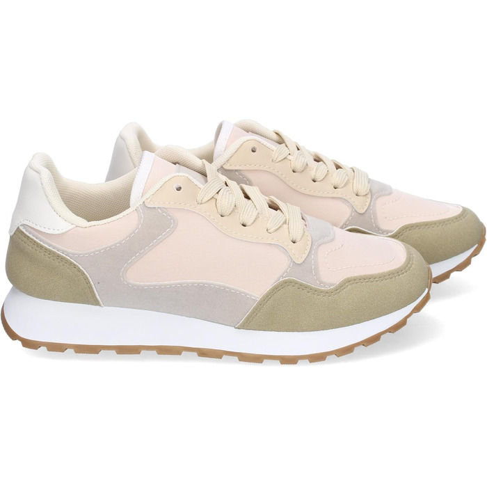 Жіночі спортивні кросівки Beige (40 EU) повсякденні, зручні, на шнурівках