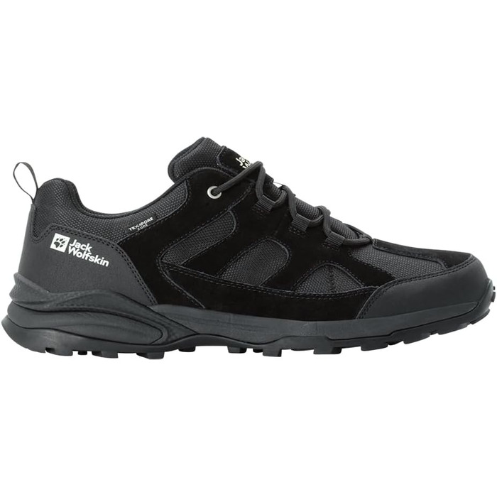 Чоловічі трекінгові черевики Jack Wolfskin Trail Hiker Texapore Low MW, чорні, 50 EU