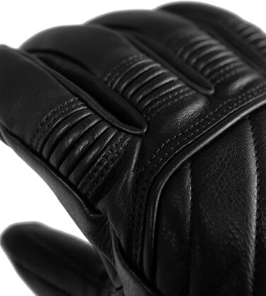 Гірськолижні рукавички Reusch унісекс зі шкіри, посилено утепленням (чорні, розмір 9)