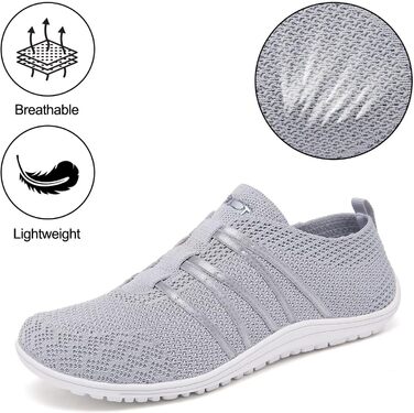 Легкі босоніжки Merdoo для чоловіків та жінок: зручні сліпони, спортивні та туристичні кросівки, дихаючі, антиковзкі, розмір 37-45 EU, сірий колір