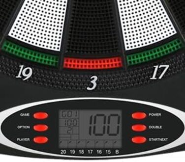 Електронний дартс SOULONG з LED-дисплеєм, цифровим підрахунком балів та 6 дротиками