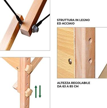 Професійний масажний стіл FRANKYSTAR для косметологів та фізіотерапевтів, 3 зони, чорний PU-пластик, дерев'яно-сталеве складне шасі, з сумкою