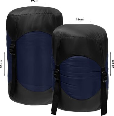 Сплячий мішок Alpinus Ultralight Pro 850 для дорослих, 215x80 см, двошарова ізоляція, оранжево-морський колір