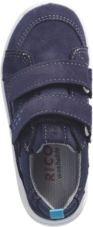 Дитячі кросівки RICOSTA Move для хлопчиків, півчеревики, ширина середня, знімні устілки, RicostaTEX (27 EU, блакитний колір)