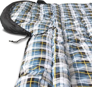 Сплячий мішок Normani Antarctica 4-в-1 для екстремальних умов, 220x90 см, Nylon Rip-Stop, Hollow Fiber 500+250 г/м², темно-чорний, лівий