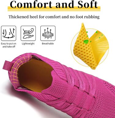 Босижні кросівки для жінок та чоловіків. Широкі босижні кросівки для бігу, трейлраннінгу, фітнесу. Zero-Drop підошва, кросівки з широкою передньою частиною. Легкі, дихаючі, комфортні, антиковзкі. Розміри 36-46 EU (36 EU, Рожево-червоний)