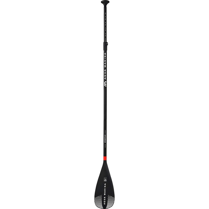 Весло Aqua Marina Sports III регульоване алюмінієве для SUP, чорне, 165–210 см