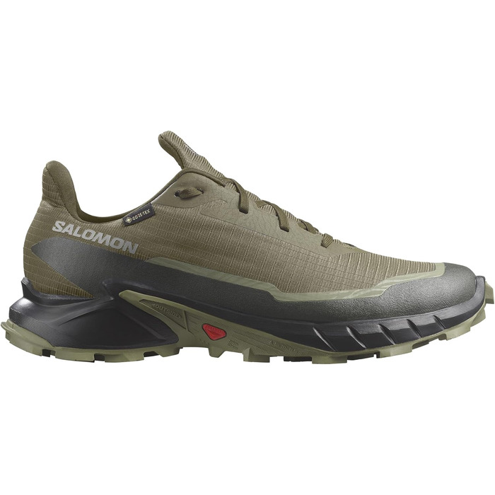 Кросівки для трейлраннінгу Salomon Alphacross 5 Gore-Tex, чоловічі, 46 2/3 EU, Olive Night/Black/Deep Lichen Green