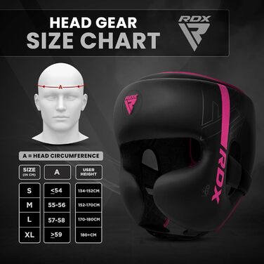 Кепка для боксу та єдиноборств RDX Maya Hide: захист голови для кікбоксингу, ММА, тайського боксу, карате, таеквондо