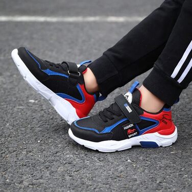 Дитячі кросівки для дівчаток та хлопчиків. Легкі, дихаючі спортивні кросівки для бігу, занять спортом та активного відпочинку. Унісекс, розмір 29 EU, чорний колір