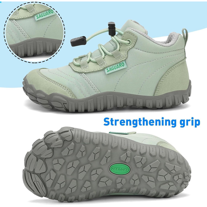 Дитячі босоніжки Saguaro: дихаючі, антиковзні трекінгові черевики, легкі мінімалістичні кросівки, розмір 26-36