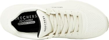 Чоловічі кросівки Skechers UNO Stand ON AIR, білий, сірий, 42.5 EU