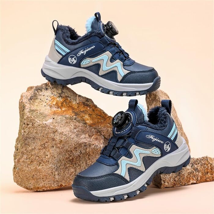 Дитячі зимові черевики Kinder Baumwolle, розмір 28-41, колір блакитний