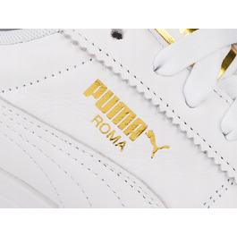 Жіночі спортивні кросівки PUMA Roma Feminine, білі, шкіряні, р. 37