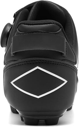 Чоловічі велотуфлі для катання на гірському велосипеді, MTB, для їзди, сумісні з SPD, дихаючі (42 EU, Black A)