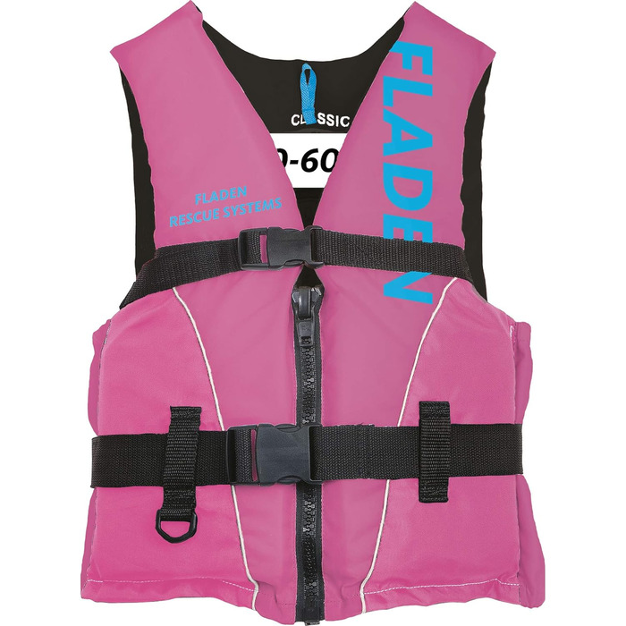 Рятувальний жилет FLADEN Mega Fishing 50N для дітей і дорослих, S-XL, чорний, 90+ кг