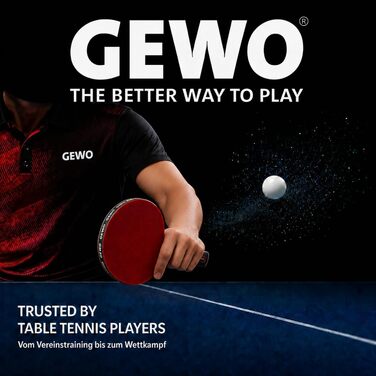 Кульки для настільного тенісу GEWO Training 40+ (3 зірки), ABS-пластик з швом, помаранчеві, 24 шт.