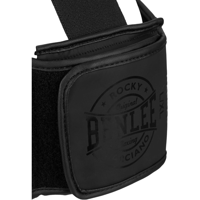 Боксерський шолом BENLEE Caesar Black Label, штучна шкіра, чорний, розмір L-XL