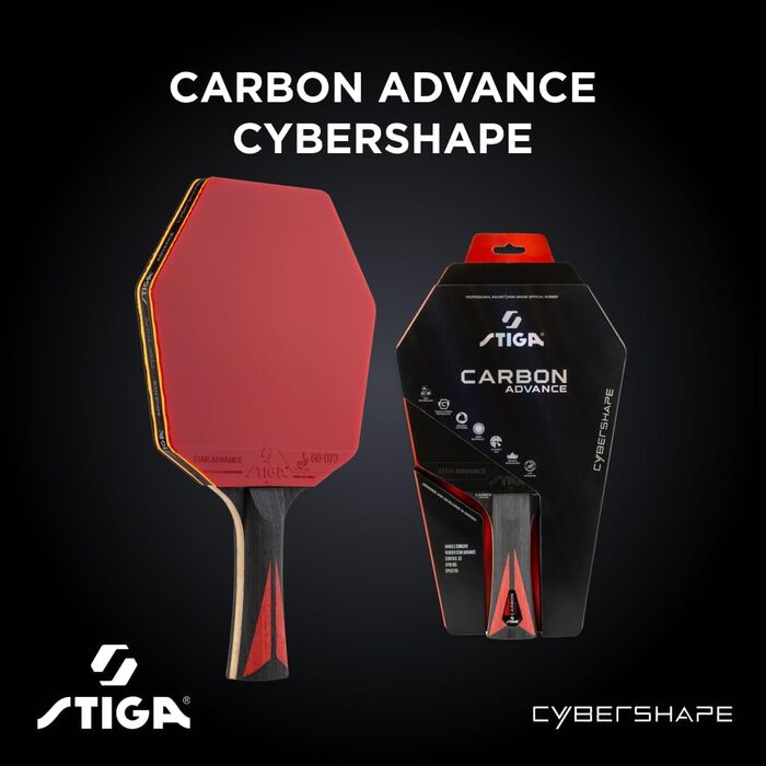Набір для настільного тенісу STIGA Carbon Advance Cybershape - професійний стіл для пінг-понгу