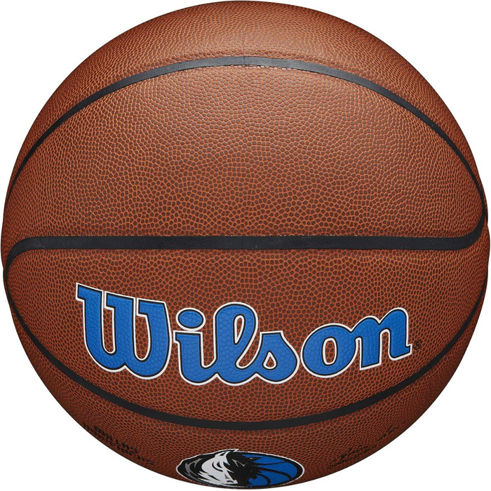 Баскетбольний м'яч Wilson NBA Team Dallas Mavericks, розмір 7, композитний, унісекс-дорослий