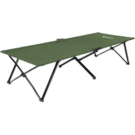 SONGMICS Кемпінгове ліжко для гостей, складане, 260 кг, XXL, 205 x 75 x 46 см, GCB25L, Зелене